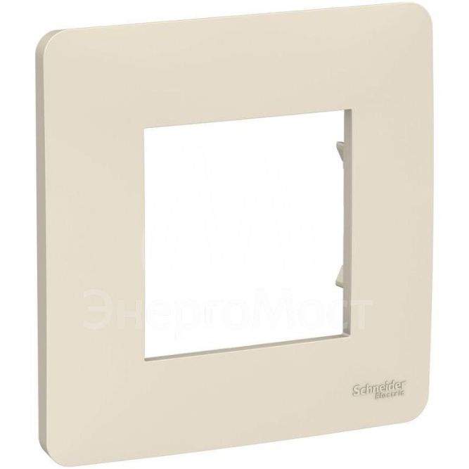 Рамка 1-м UNICA STUDIO беж. SchE NU200244