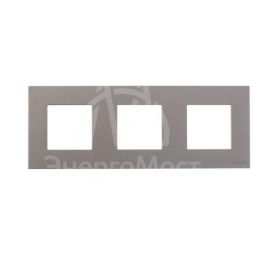 Рамка 3-м 6мод. Zenit шампань ABB 2CLA227300N1901