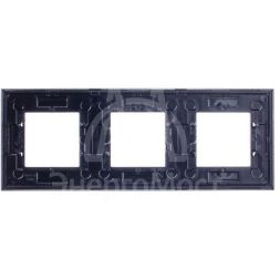 Рамка 3-м 6мод. Zenit шампань ABB 2CLA227300N1901