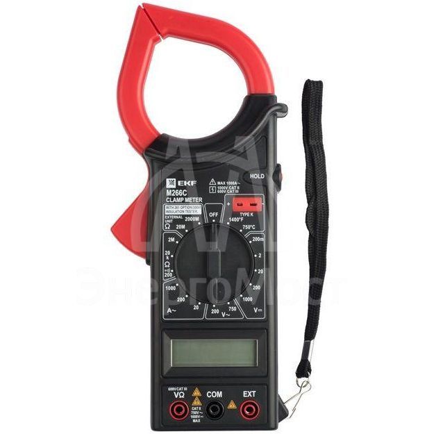 Клещи токовые цифровые M266C Expert EKF In-180702-pc266C