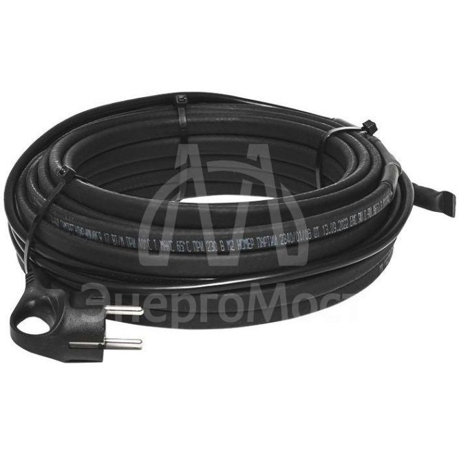 Кабель нагревательный саморег. 17Вт/м для обогрева трубопроводов StopFrost 15м EKF SF-17-15