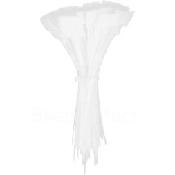 Хомут кабельный ХП1 3х150 нейл. бел. с таб. 25х15 (уп.100шт) IEK UHH61-3-150-100