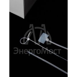 Хомут кабельный ХП1 3х150 нейл. бел. с таб. 25х15 (уп.100шт) IEK UHH61-3-150-100