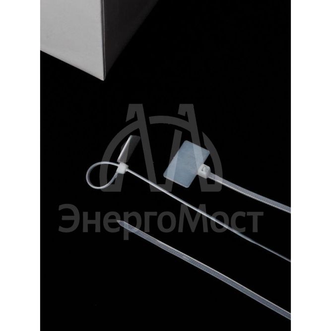 Хомут кабельный ХП1 3х150 нейл. бел. с таб. 25х15 (уп.100шт) IEK UHH61-3-150-100