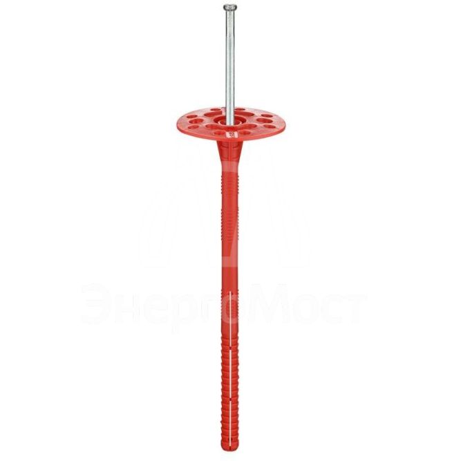 Дюбель для теплоизоляции с мет. гвоздем 10х200 (уп.200шт) Tech-KREP 130106