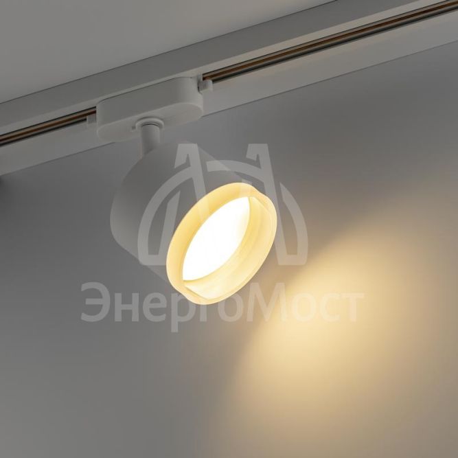 Светильник трековый ARTLINE поворотный 85х85х70мм GX53 230В алюм./пластик. 4кв.м бел. Ritter 59861 3