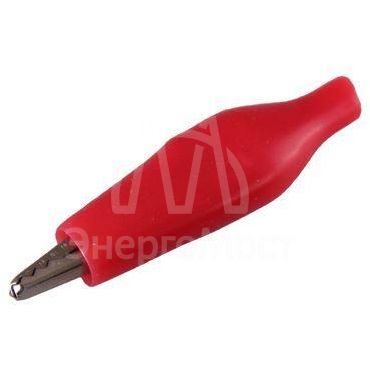 Зажим &amp;quot;крокодил&amp;quot; 5А 40мм в изоляторе (пакет Боб) (уп.2шт) Rexant 16-0001-9