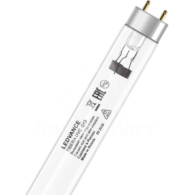Лампа бактерицидная с УФ-С излучением TIBERA UVC T8 30W G13 LEDVANCE 4058075499249