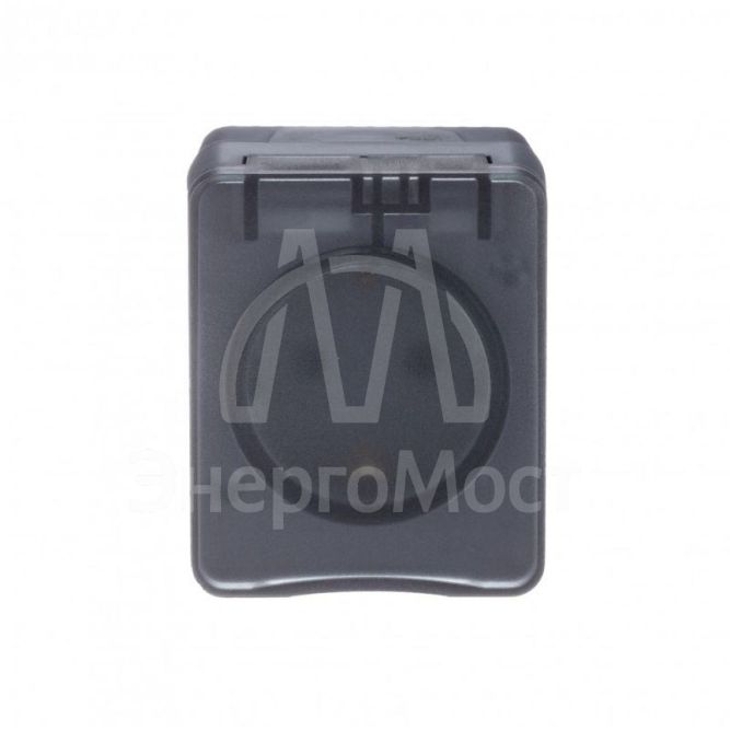 Розетка ОП AtlasDesign Profi54 с заземл. со шторками 16А 250В антрацит SchE ATN544045