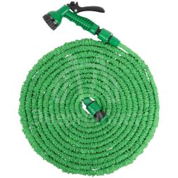 Набор поливочный (шланг растягивающийся 7.5-22.5м и пистолет для полива 7 режимов ) FIT 77290