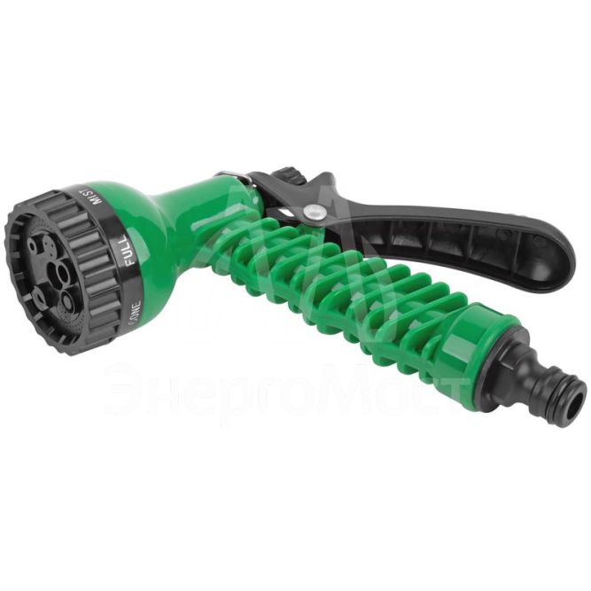 Набор поливочный (шланг растягивающийся 7.5-22.5м и пистолет для полива 7 режимов ) FIT 77290