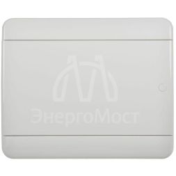 Корпус пластиковый ЩРВ-П-12 IP41 бел. дверь TEKFOR IEK TF5-KP13-V-12-41-K01-K01
