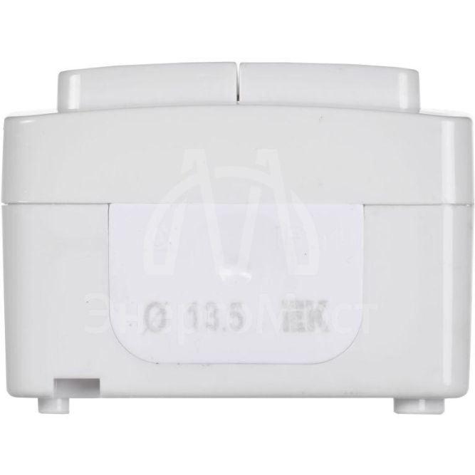 Выключатель 2-кл. ОП Гермес Plus 10А IP54 ВС20-2-0-ГПБ бел. IEK EVMP20-K01-10-54-EC