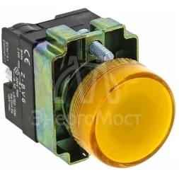 Лампа сигнальная BV65 желт. EKF xb2-bv65