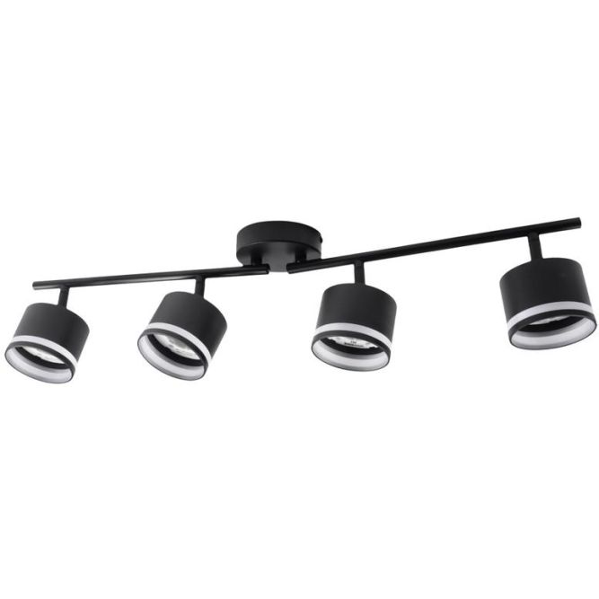 Светильник PCL-0804 max 20Вт (каждая лампа) 4xGX53 IP20 230В BL настен./потолочн. декор. под лампу JazzWay 5066922