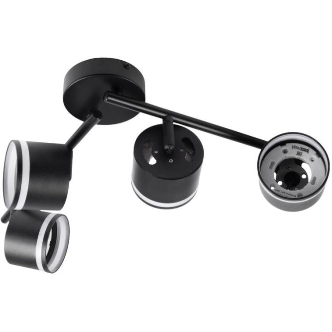 Светильник PCL-0804 max 20Вт (каждая лампа) 4xGX53 IP20 230В BL настен./потолочн. декор. под лампу JazzWay 5066922