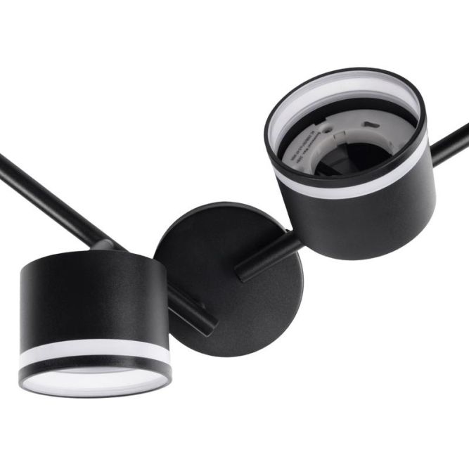 Светильник PCL-0804 max 20Вт (каждая лампа) 4xGX53 IP20 230В BL настен./потолочн. декор. под лампу JazzWay 5066922