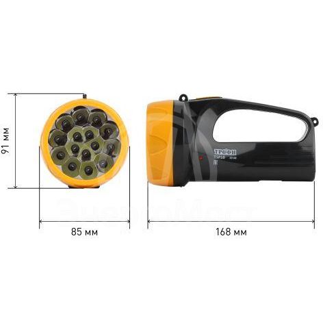 Фонарь-прожектор TSP10 аккум. 15хLED Трофи Б0016537