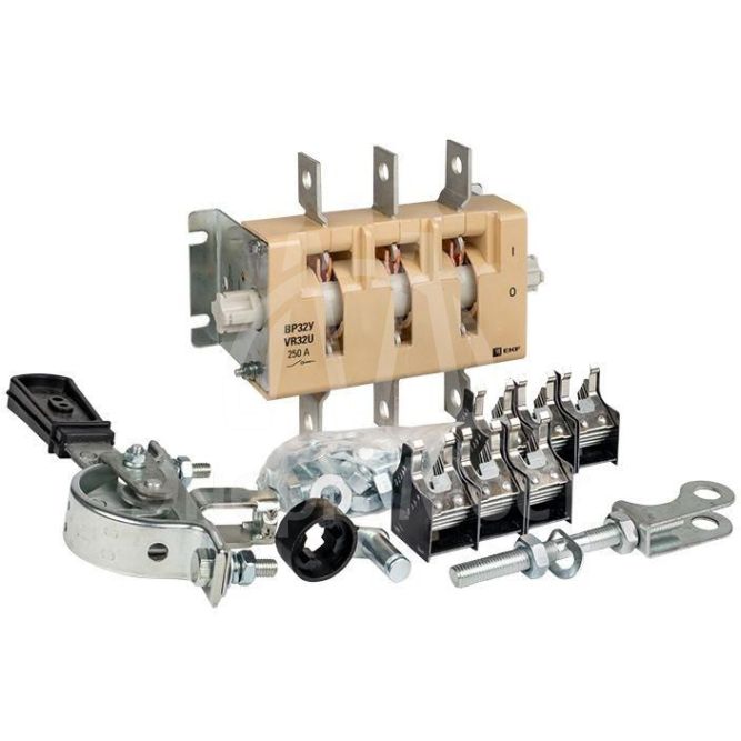 Выключатель-разъединитель ВР32У-35A31240-R 250А 1 напр. с дугогасит. камерами с передней смещенной рукояткой MAXima EKF uvr32-35a31240-r