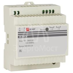 Блок питания 24В DR-45W-24 EKF dr-45w-24