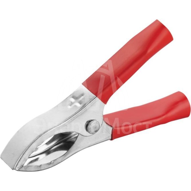 Зажим &amp;quot;крокодил&amp;quot; 30А 80 860 OAC-30A-75-R25 красн. ОНЛАЙТ 80860