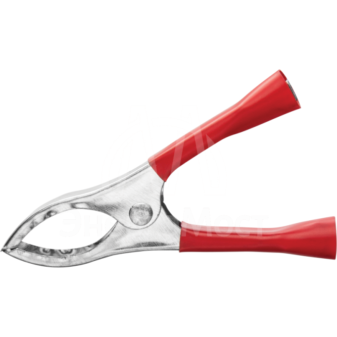 Зажим &amp;quot;крокодил&amp;quot; 30А 80 860 OAC-30A-75-R25 красн. ОНЛАЙТ 80860