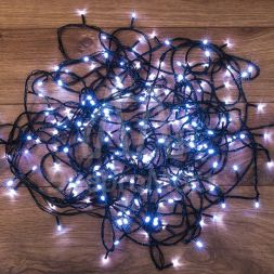 Гирлянда светодиодная универсальная 200LED бел. 20м с контроллером Neon-Night 303-106