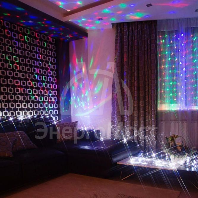 Лампа светодиодная &amp;quot;Диско-шар&amp;quot; RGB 220В с пультом ДУ и Bluetooth IP20 NEON-NIGHT 601-257