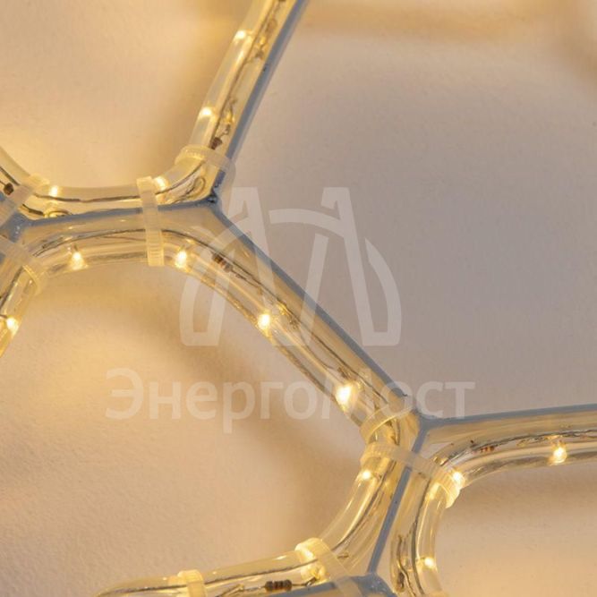 Фигура из дюралайта &amp;quot;Снежинка&amp;quot; 45смх38см 10Вт 220В IP44 бел. NEON-NIGHT 501-212