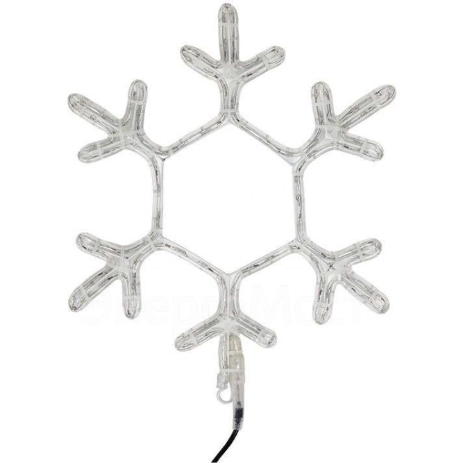 Фигура из дюралайта &amp;quot;Снежинка&amp;quot; 45смх38см 10Вт 220В IP44 бел. NEON-NIGHT 501-212