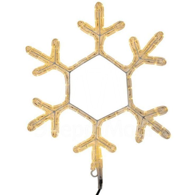 Фигура из дюралайта &amp;quot;Снежинка&amp;quot; 45смх38см 10Вт 220В IP44 бел. NEON-NIGHT 501-212