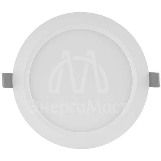 Светильник светодиодный Downlight SLIM ROUND тонкий ДВО 9Вт 4000К 600Лм IP20 ECO CLASS бел. LEDVANCE 4058075154353