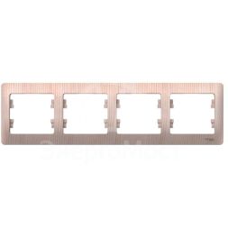 Рамка 4-пост. Glossa горизонт. сосна SE GSL001504