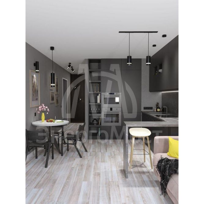 Светильник 4117 декоративный трековый подвесной GU10 черн. IEK LT-UCB0-4117-GU10-1-K02