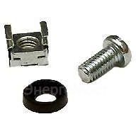 Комплект CNS-M6-16 16мм винт M6; квадратная гайка; шайба Hyperline 48342