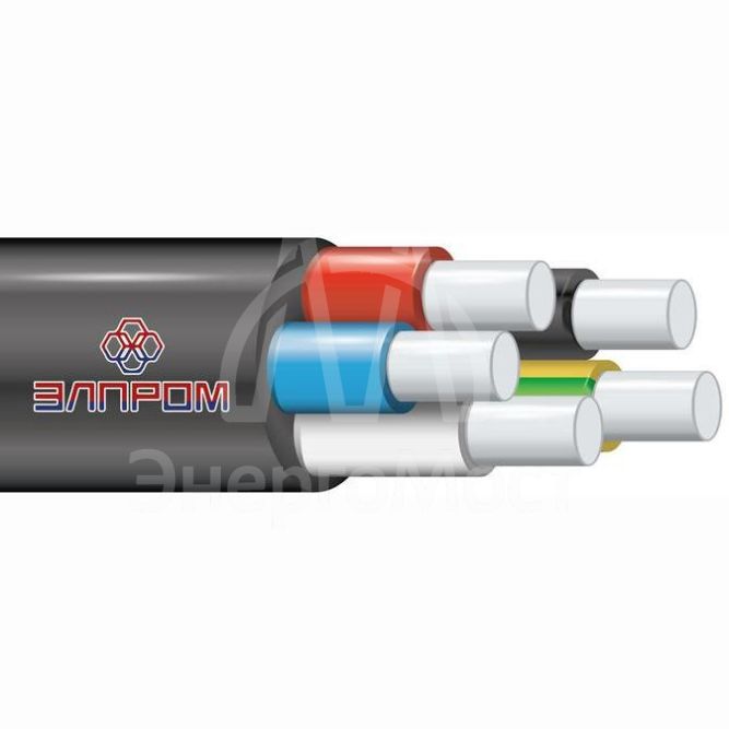 Кабель АВВГ 5х6 ОК 0.66кВ (м) ЭлПром НТ000002638
