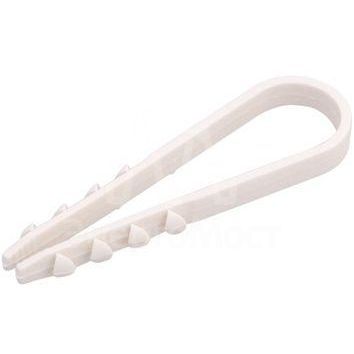 Дюбель-хомут 5-10 для круглого кабеля бел. (уп.100шт) PROCONNECT 07-4501-2