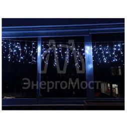 Гирлянда Занавес 200LED провод 3м IP20 тепл. бел. с контроллером Космос KOC_CUR200LED_W