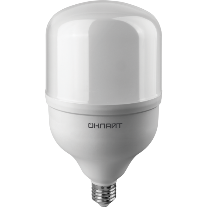 Лампа светодиодная высокомощная 82 907 OLL-T140-70-230-865-E27E40 70Вт 6500К холод. бел. E27/E40 5300лм 176-264В ОНЛАЙТ 82907