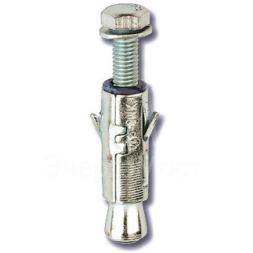 Анкер забивной М10 усил. с болтом (уп.20шт) DKC CM461065