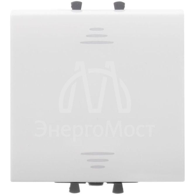 Переключатель модульный 1-кл. 2мод. Avanti &amp;quot;Белое облако&amp;quot; 16А IP20 бел. DKC 4400112