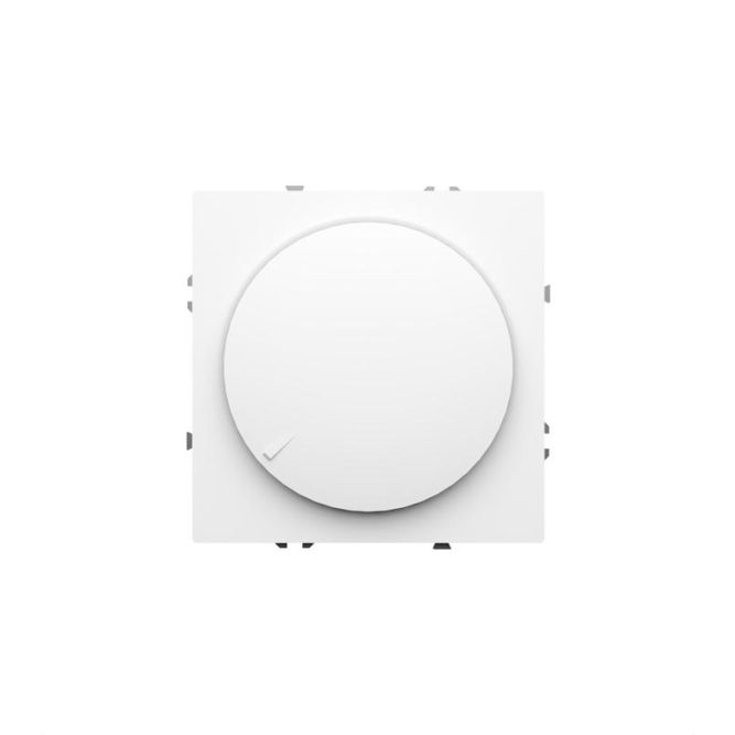 Терморегулятор электронный S70 с индикацией и датчиком для теплого пола механизм бел. глянцевый Voltum VLS070101