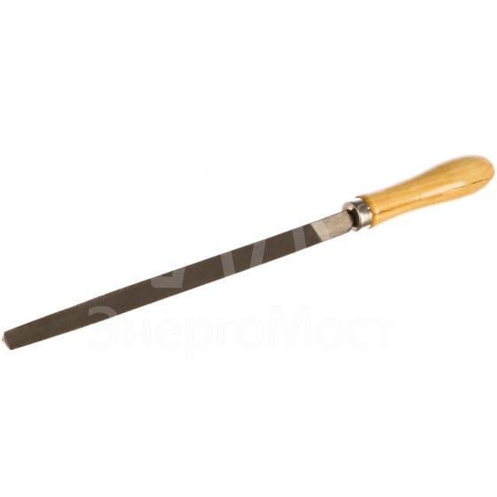 Напильник 200мм трехгранный деревянная рукоятка Вихрь 73/6/4/3