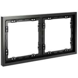 Рамка 2-м S70 пластик. титан Voltum VLS100206