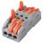 Клемма монтажная СМК PTC-3P 4233 BL/3 450В 32А 0.08-2.5(4.0)кв.мм JazzWay 5073708