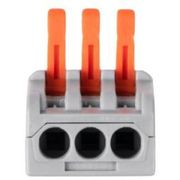 Клемма монтажная СМК PTC-3P 4233 BL/3 450В 32А 0.08-2.5(4.0)кв.мм JazzWay 5073708