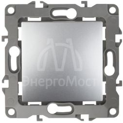 Механизм выключателя 1-кл. СП Эра12 10А IP20 12-1101-03 250В 10AX алюм. Эра Б0014623