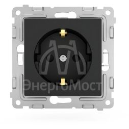 Розетка 1-м СП Pixel 16А IP20 с заземл. механизм карбон TOKOV ELECTRIC TKE-PX-R1Z-C14