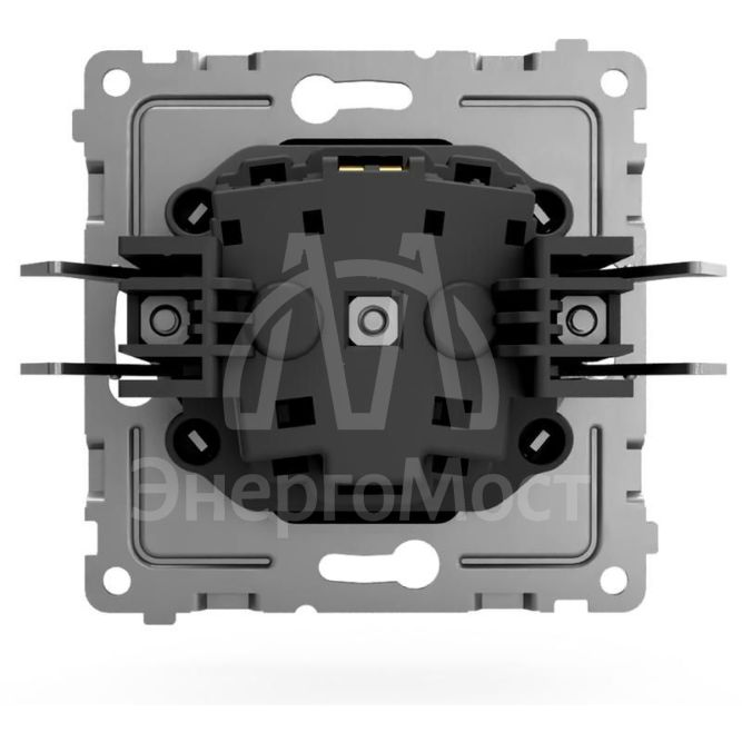 Розетка 1-м СП Pixel 16А IP20 с заземл. механизм карбон TOKOV ELECTRIC TKE-PX-R1Z-C14