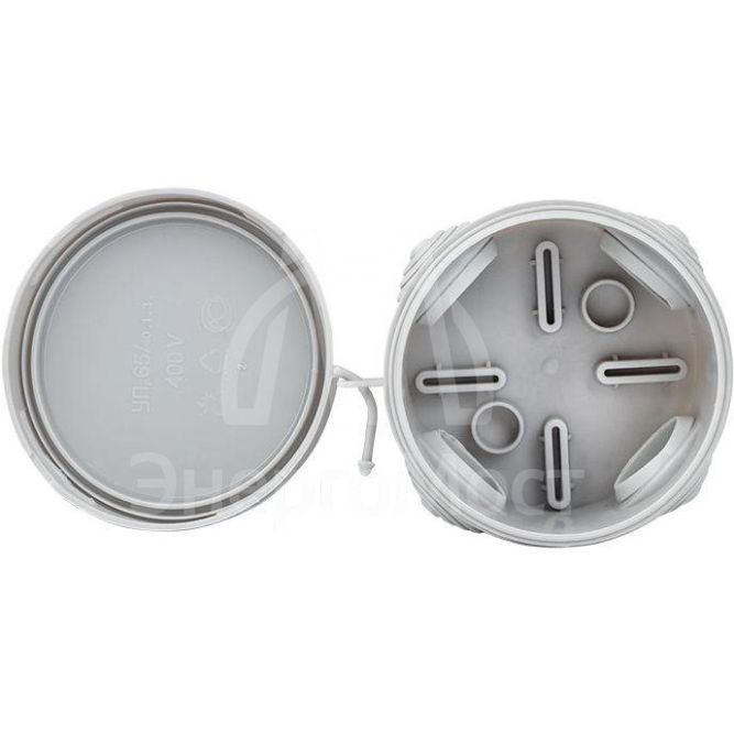 Коробка распаячная КМР-040-039 наружная с крышкой 85х40 АБС 4 мембранных ввода IP54 EKF plc-kmr-040-039